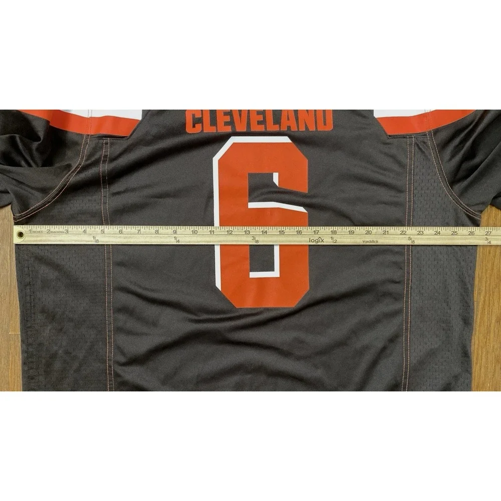 Cleveland Browns Jersey Mens 2XL Baker Mayfield #6 NFL Nike - Brown & Orange